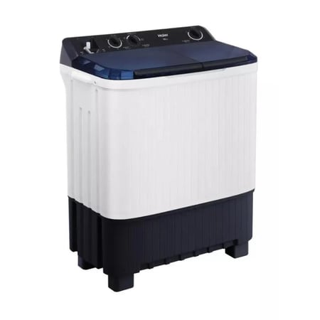 غسالة هاير حوضين 10 كجم, ابيض - HTW100-1217