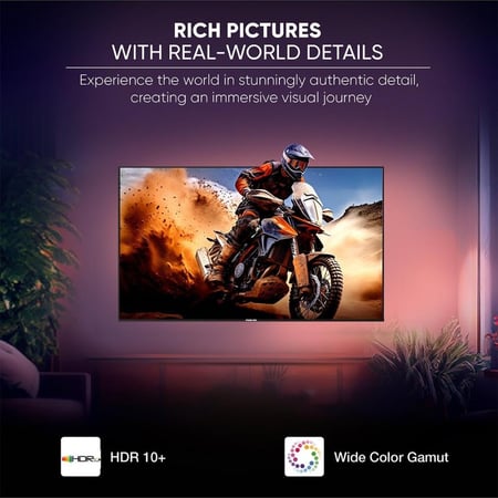 شاشة نيكاي 55 بوصة QLED 4K سمارت – نظام Android TV وبحث صوتي