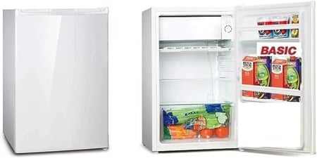 ثلاجة صغيرة بيسك باب واحد 3 قدم – أبيض BRS-99LKN
