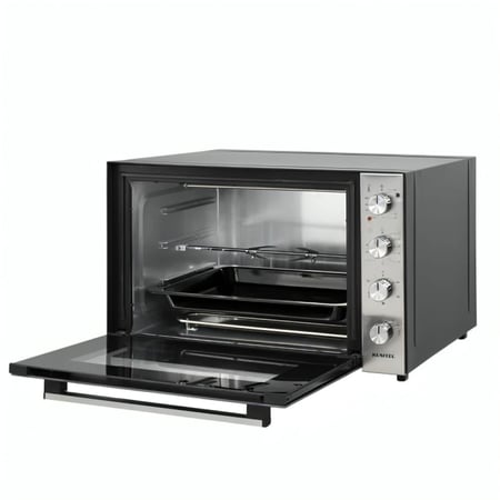 فرن كهربائي Luxell سعة 70 لتر وقوة 2500 واط مع شواية - موديل LX9645