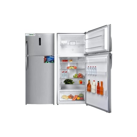 ثلاجة جنرال جولدي 16.4 قدم بخار انفرتر ستيل GG490NF