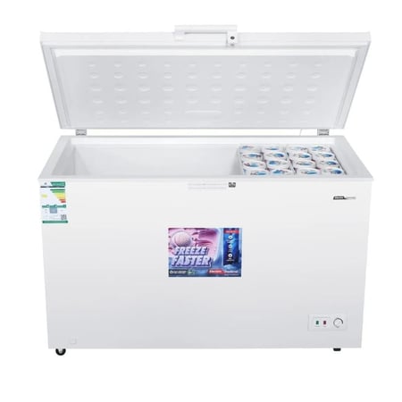 فريزر أفقي Electro General سعة 13.4 قدم - تجميد فائق - موديل NCH-WL381