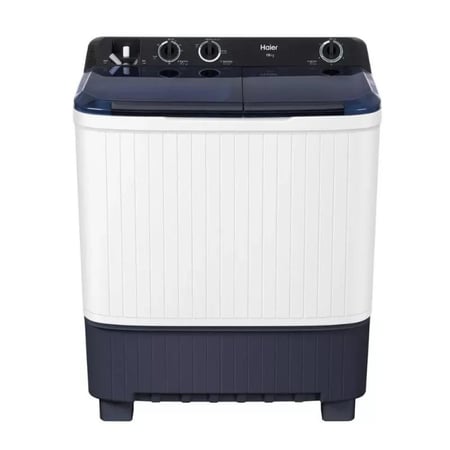 غسالة هاير حوضين 10 كجم, ابيض - HTW100-1217