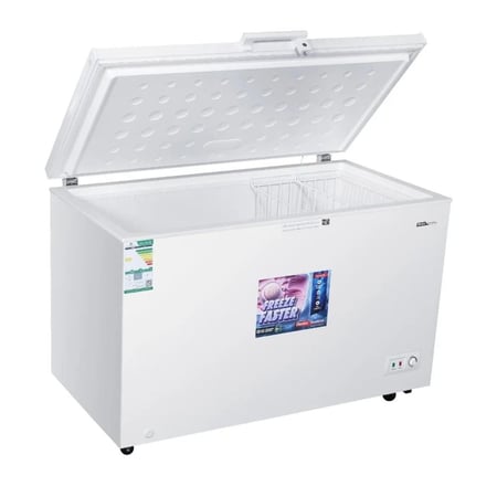 فريزر أفقي Electro General سعة 13.4 قدم - تجميد فائق - موديل NCH-WL381