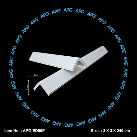 زاوية جدارية فايبر 3×3 سم - APG-ED50P
