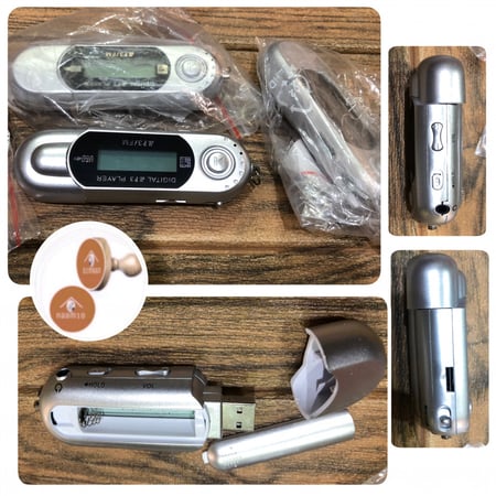 مشغل MP3 صغير USB رقمي راديو FM محمول سماع الموسيقى أنيق أنيق مشغل MP3 دعم 32GB TF بطاقة راديو FM