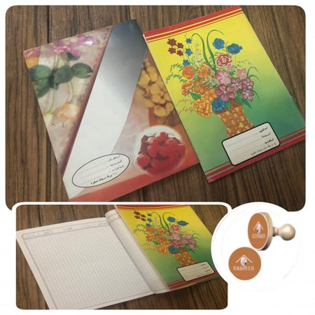 دفتر مربعات صغيرة 40 & 100 ورقة (السعر للحبة)