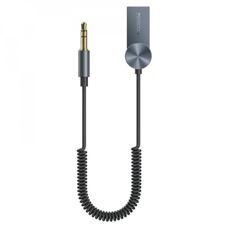 بلوتوث سيارة - محول أوكس للسيارة استقبال لاسلكي بلوتوث USB إلى 3,5 AUX