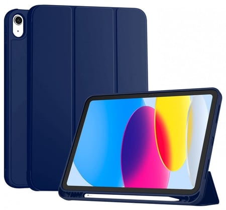 كفر ايباد مقاس 10,9 لون كحلي يدعم القلم