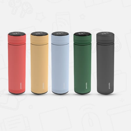 حافظة حرارة و برودة الذكية مع شاشة لمس بسعة 500 مل