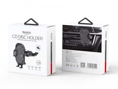 تسوق حامل جوال للسيارة يركب داخل فتحة سي دي