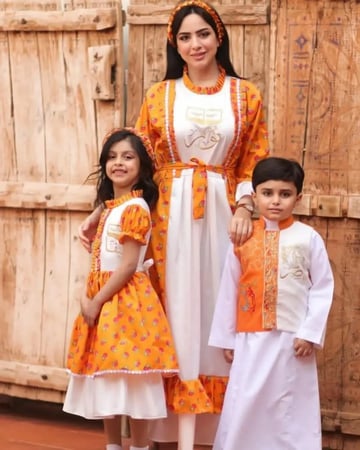 طقم الام و البنت و الولد شالكي