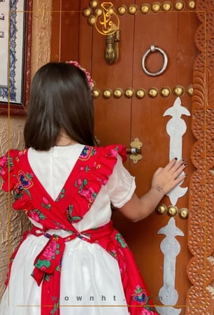 فستان شالكي بشكل جديد