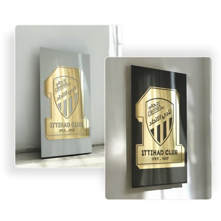 لوحة جدارية فخمه بشعار ناديك