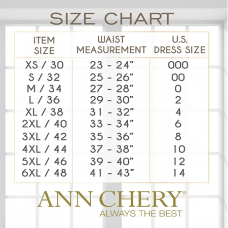 مشد خصر فاجاس ليتكس كلاسيكي مع 3 خطافات من آن شيري - XL 38