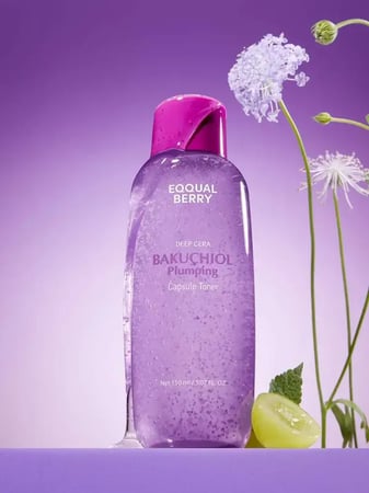 تونر كبسولات الباكوشيول لترطيب ومرونة البشرة من ايكوال بيري – 150 مل