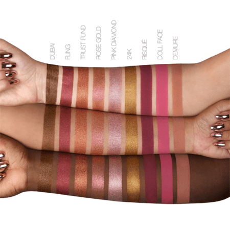 مجموعة ظلال عيون روز جولد من هدى بيوتي - ريماسترد