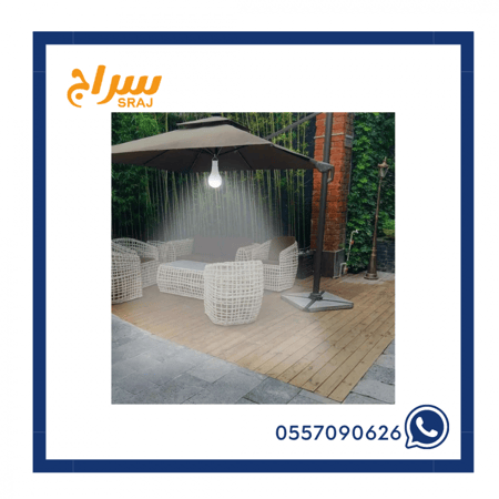 اضاءة الرحلات والطوارئ 3 لمبات +لوح شمسي