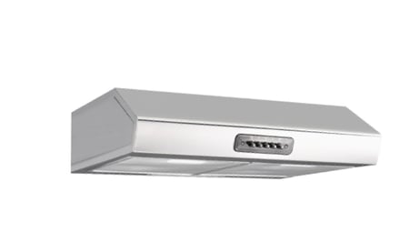 كومتل شفاط بلت انت استيل 60 سم بقوة شفط ٤٥٠ متر مكعب ،140 واط تحكم ازرار ماطورين شفط ٣ مستويات