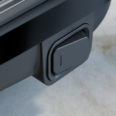 فيليبس ماكينة صنع الساندوتشات من فيليبس سلسلة 5000 - 750 وات، أطباق بانيني/وافل/ساندويتش، غير قابلة للالتصاق، مدمجة، ضوء مؤشر، أسود/فضي - HD2350/80