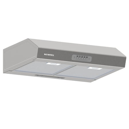 شفاط مطبخ كومتيل - زجاج - 60×90 سم