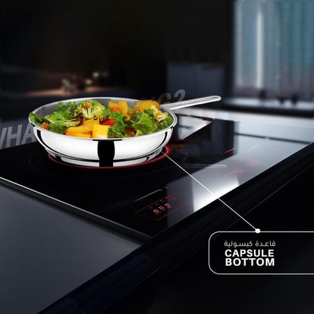 طقم قدور ستانلس ستيل - 7 قطع - نوع 304