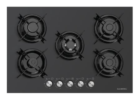 كومتل موقد بلت ان زجاجي ٦٠*٩٠ شبك خفيف مفاتيح امامية