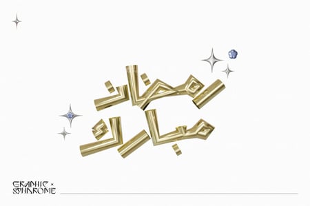 مخطوطات رمضان ثري دي 3D Ramadan Calligraphy