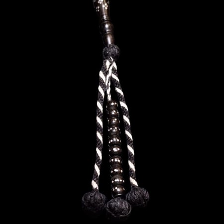 سبحه من خشب الكوك تطعيم جميل 99 خرزة