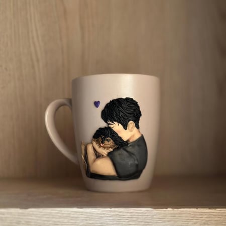 كوب ولد وكلب