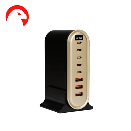 محطة شحن فائقة JEEBEL VoltOn GaN 600W - منصه قوة، سرعة، وأمان