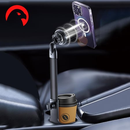 قاعدة جوال يوفو 2 في 1 مثبت للجوال ماج سيف مع قاعدة كوب تثبيت في السيارة Y4897