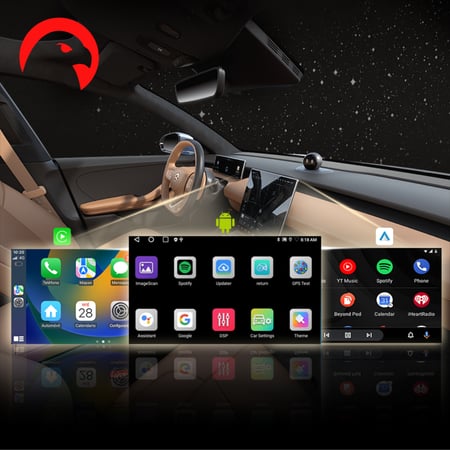 كار بلاي AI Box  – شغل كل شيء لاسلكي مع CarPlay – رام 4GB وذاكرة 64GB