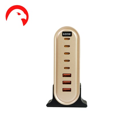 محطة شحن فائقة JEEBEL VoltOn GaN 600W - منصه قوة، سرعة، وأمان