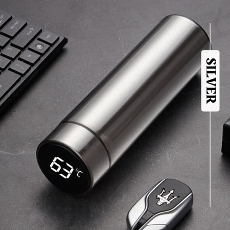 مطارة ذكية 500 مل بشاشة لدرجة الحرارة