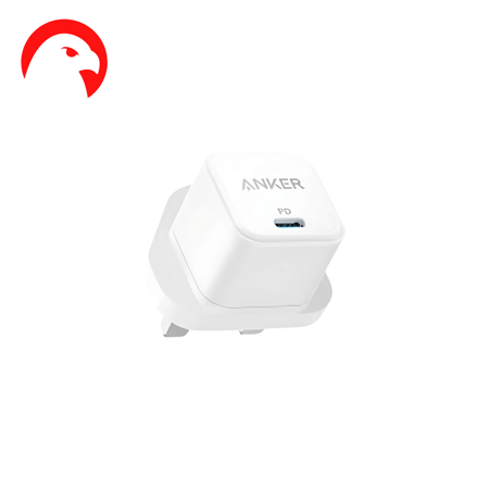فيش شاحن جداري 20W انكر منفذ PD من Anker - شحن سريع