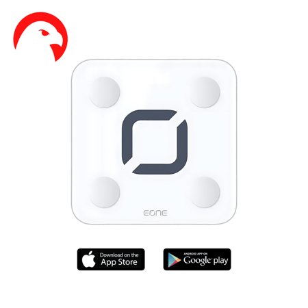 أفضل ميزان الكتروني ذكي رقمي من شركة Eone دقة متناهية في القياس ابيض