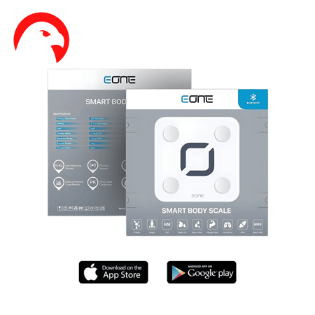 أفضل ميزان الكتروني ذكي رقمي من Eone دقة متناهية في القياس ابيض