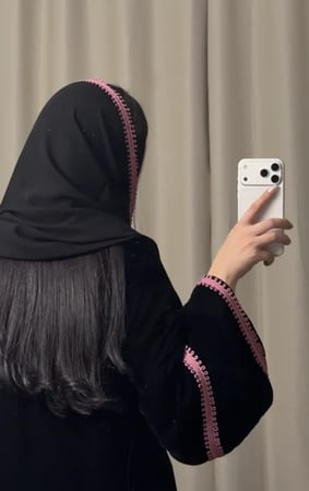 عبايه( N98 )كلفه وردي