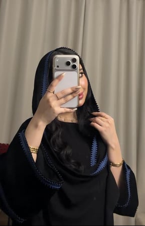 عبايه( N92 )كلفه كحلي