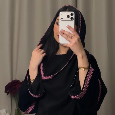 عبايه( N98 )كلفه وردي