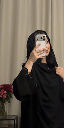 عبايه (N91) كامل شك كحلي