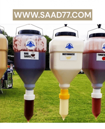 ضغاط موزع سعة 5.5L صلصات سعر الحبه