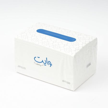 بكج 12 شدة مناديل وايت سوفت 5 طبقات حجم وسط