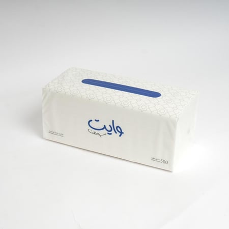 بكج 8 شدات مناديل حجم كبير وايت سوفت 5 طبقات