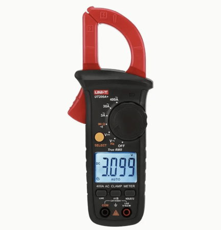 جهاز فحص وقياس كهربائي مشبك يوني تي UT200A