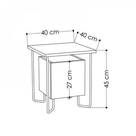 طاولة جانبية / كومودينه ACRES