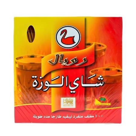 شاي الوزة رويال 100 كيس شاي الوزه رويال سيلاني فاخر متجر اصالة الكيف
