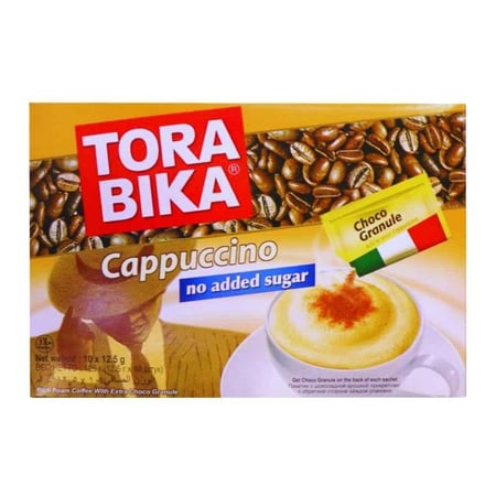 كابتشينو تورا بيكا قهوة كابتشينو سريعة التحضير بدون سكر افضل كابتشينو