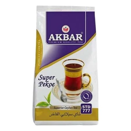 شاي اكبر سوبر بيكو, شاي اكبر البنفسجي, شاي اكبر سيلاني خشن درجة اولى